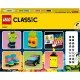 A LEGO Classic Neon Creative Fun kreatív játékokat mutat be neon színekkel.