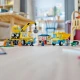 A gyerekek mindennapi építőkké válhatnak ezzel a LEGO City Építőteherautóval és Bontódaruval.