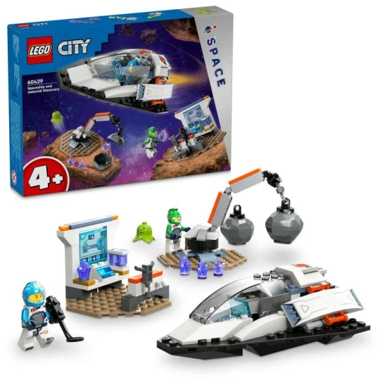 A gyerekek mindennapi űrhajósokká válhatnak ezzel a LEGO City Űrhajóval és Aszteroida Discovery játékkészlettel.