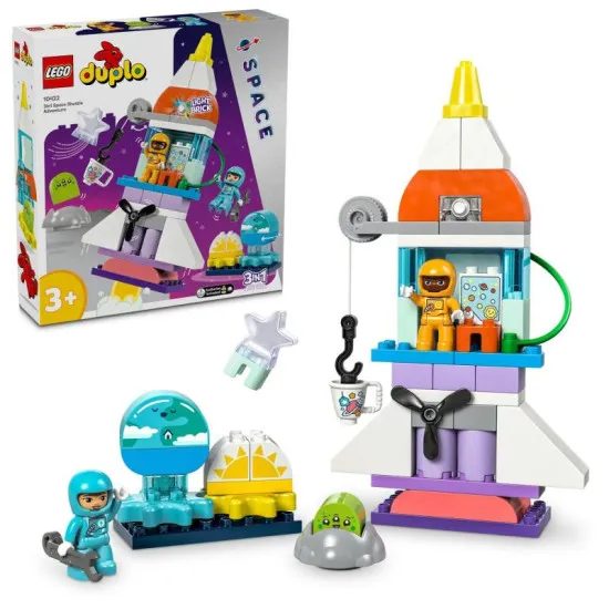 LEGO DUPLO 10422 Űrkaland Űrsiklóval 3 az 1-ben