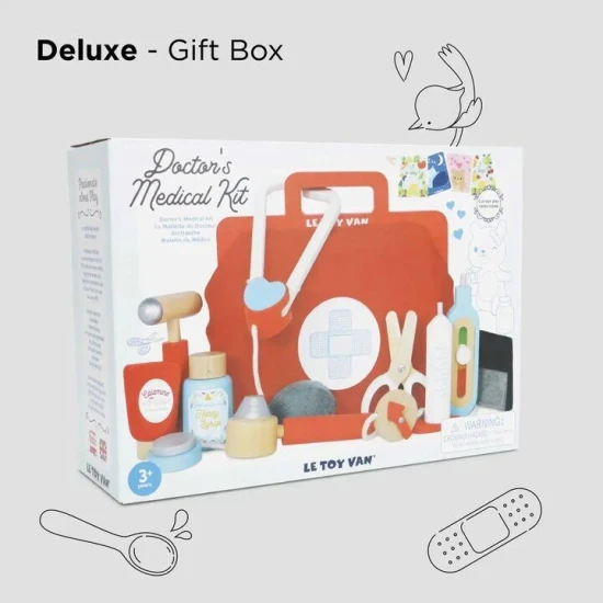 Egy orvosi készlet felszereléssel támogatja a gyermekek fejlődését