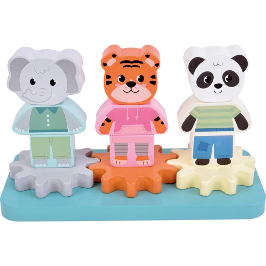 Dzsungel allatkak rakosgato jatek – elefant, tigris, panda, fa edukacios jatek gyermekeknek