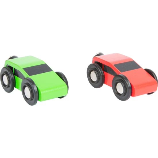 Háromszintes garázs mágneses elemekkel kis versenyzőknek.