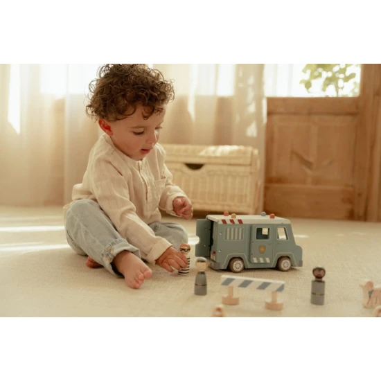Little Dutch Fa rendőrségi kisteherautó Little Dutch Fa rendőrségi kisteherautó