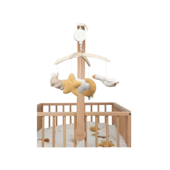 Little Dutch Fa zenélő körhinta Newborn Naturals
