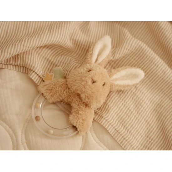 Little Dutch Gyöngyös csörgő nyuszi Newborn Naturals Little Dutch Gyöngyös csörgő nyuszi Newborn Naturals
