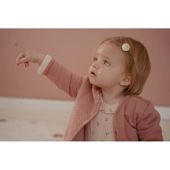 Little Dutch Kétoldalas kabátka Pink Blush