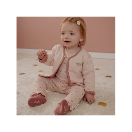 Little Dutch Kétoldalas kabátka Pink Blush