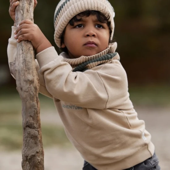 Little Dutch Pulóver Warm Taupe