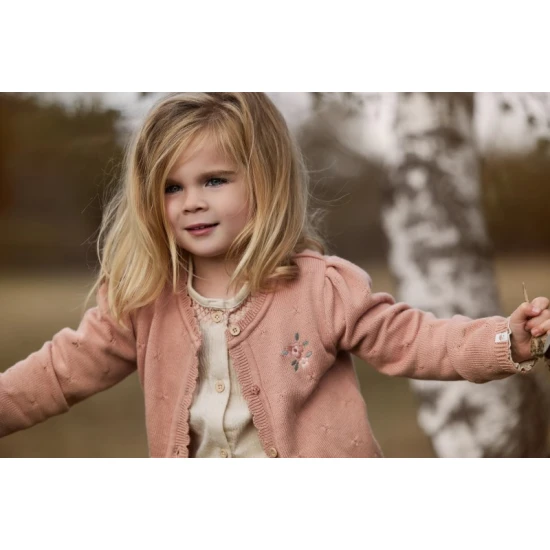 Little Dutch Kötött kardigán Deep Pink Little Dutch Kötött kardigán Deep Pink