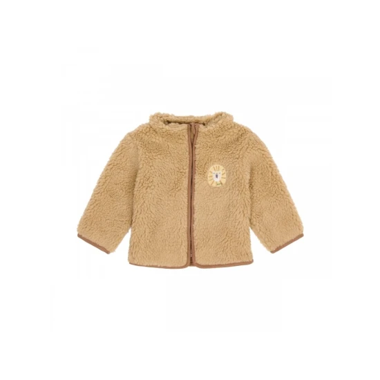 Little Dutch Kabátka Teddy Warm Taupe
