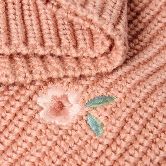 Little Dutch Kötött körsál Deep Pink One Size
