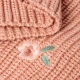 Little Dutch Kötött körsál Deep Pink One Size