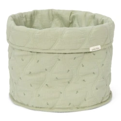 Kétoldalas textil kosár nagy Pure Sage