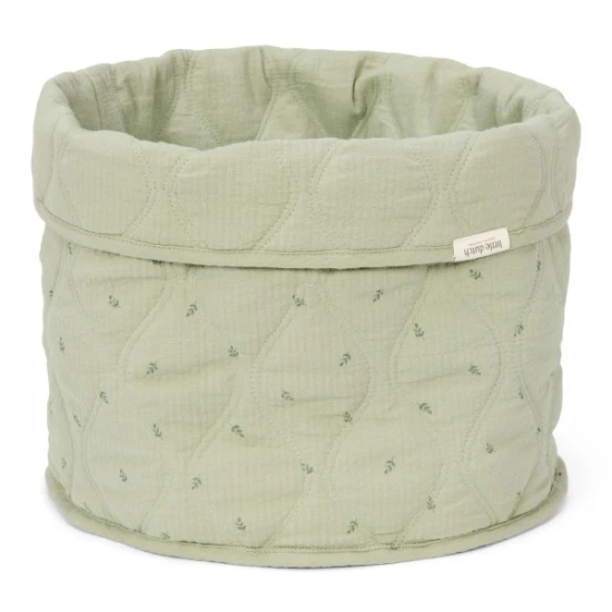 Little Dutch Kétoldalas textil kosár nagy Pure Sage Little Dutch Kétoldalas textil kosár nagy Pure Sage