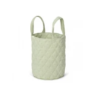Textil kétoldalas kosár extra nagy Pure Sage