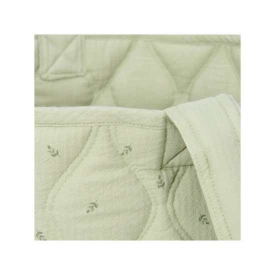 Little Dutch Textil kétoldalas kosár extra nagy Pure Sage