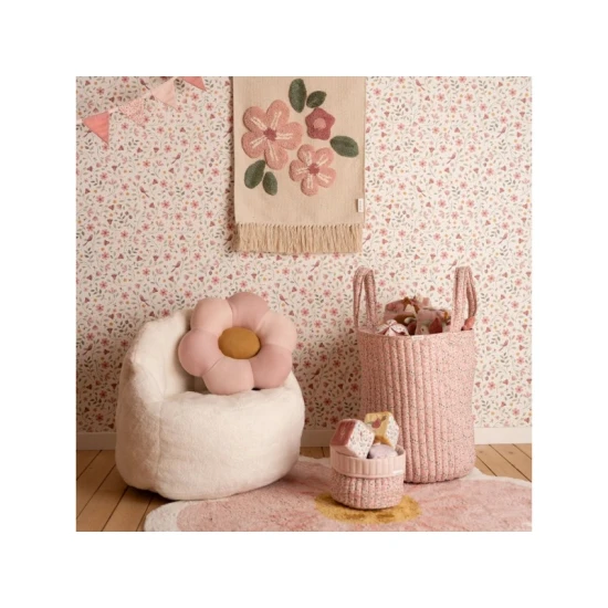 Little Dutch Textil kétoldalas kosár extra nagy Fairy Floral