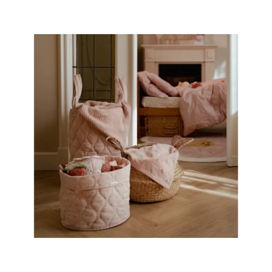 Little Dutch Textil kétoldalas kosár extra nagy Pure Blossom