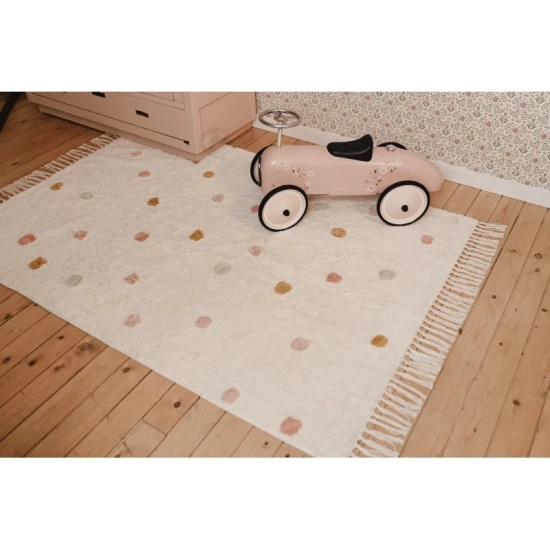 Little Dutch Pöttyös szőnyeg Pink 120x170 cm Little Dutch Pöttyös szőnyeg Pink 120x170 cm