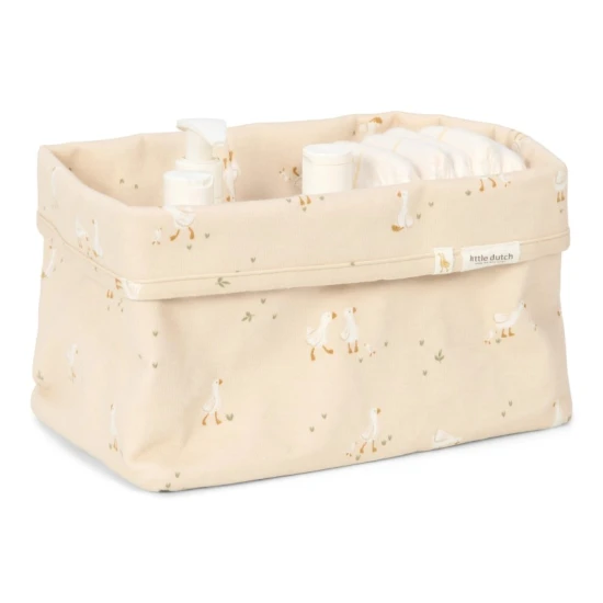 Little Dutch Nagy textil kosár Liba Newborn Naturals
