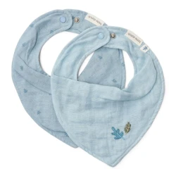 2 db bandana partedli Pure Denim Blue