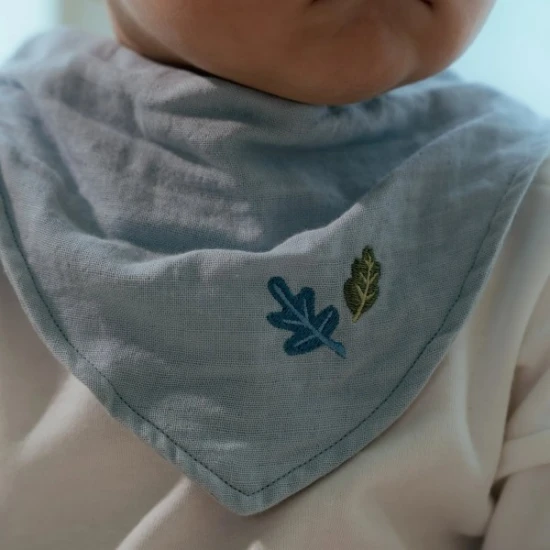 Little Dutch 2 db bandana partedli Pure Denim Blue Little Dutch 2 db bandana partedli Pure Denim Blue