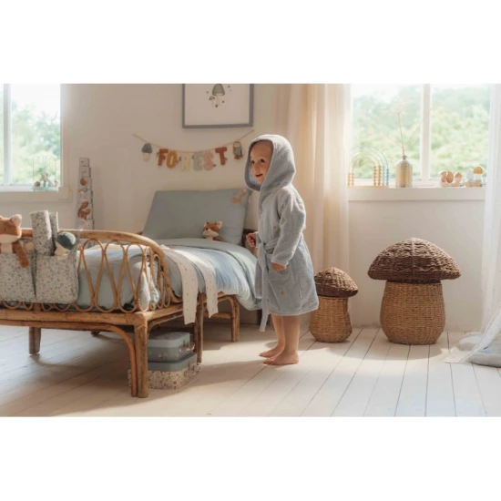 Little Dutch Textilpelenka 70x70cm Forest Adventure & Denim Blue 2 ks