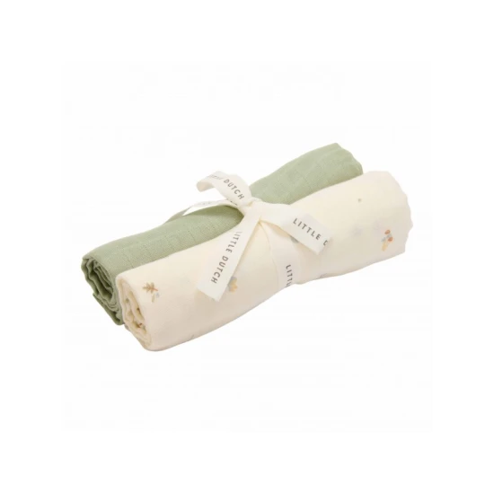 Little Dutch Textilpelenka 70x70cm Forest Treasures & Sage 2 ks Little Dutch Textilpelenka 70x70cm Forest Treasures & Sage 2 ks