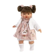Llorens Baba Hangokkal és Puha Testtel Vera 33 cm