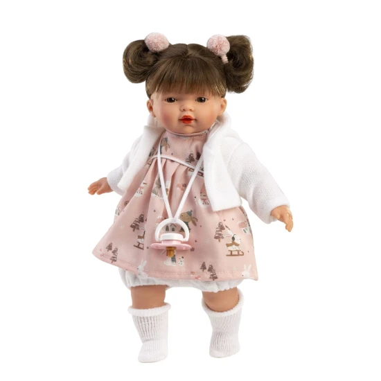 Llorens Baba Hangokkal és Puha Testtel Vera 33 cm