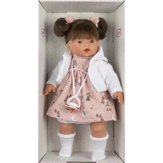 Llorens Baba Hangokkal és Puha Testtel Vera 33 cm