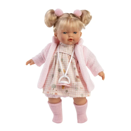 Llorens Baba Hangokkal és Puha Testtel Roberta 33 cm