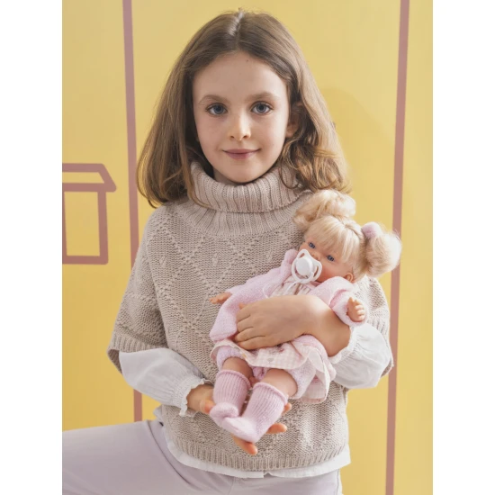 Llorens Baba Hangokkal és Puha Testtel Roberta 33 cm