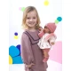 Llorens Baba Hangokkal és Puha Testtel Carla virágos ruhában 42 cm