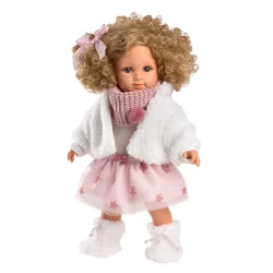 Llorens baba puha testtel és göndör hajjal Elena 35 cm Llorens baba puha testtel és göndör hajjal Elena 35 cm