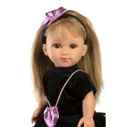 Llorens puha testű baba fekete ruhában Elena 35 cm Llorens puha testű baba fekete ruhában Elena 35 cm
