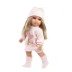 Llorens Baba Puha Testtel Elena Mon Amour mintás ruhában 35 cm Llorens Baba Puha Testtel Elena Mon Amour mintás ruhában 35 cm