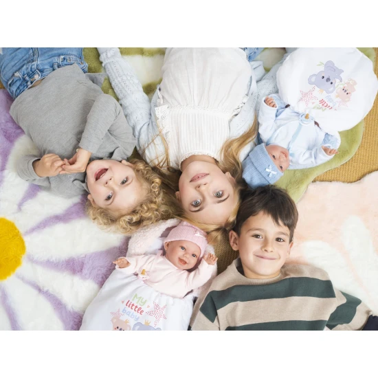 Llorens Baba Hangokkal és Puha Testtel kék Koala hálózsákban 38 cm Llorens Baba Hangokkal és Puha Testtel kék Koala hálózsákban 38 cm
