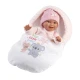 Llorens Baba Hangokkal és Puha Testtel rózsaszín Koala hálózsákban 38 cm Llorens Baba Hangokkal és Puha Testtel rózsaszín Koala hálózsákban 38 cm