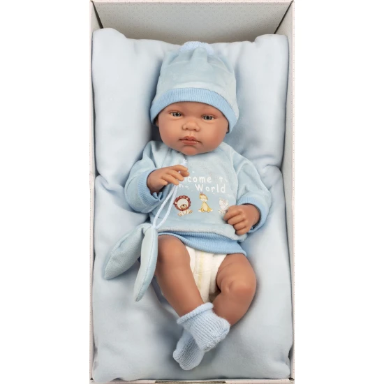 Llorens Baba Teljesen Vinilből kisfiú 43 cm