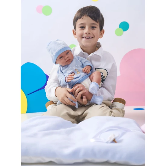 Llorens Baba Teljesen Vinilből kisfiú 43 cm