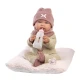Llorens Baba Hangokkal és Puha Testtel macskafüles sapkával 44 cm Llorens Baba Hangokkal és Puha Testtel macskafüles sapkával 44 cm