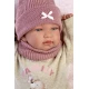 Llorens Baba Hangokkal és Puha Testtel macskafüles sapkával 44 cm Llorens Baba Hangokkal és Puha Testtel macskafüles sapkával 44 cm