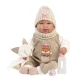 Llorens Baba Hangokkal és Puha Testtel róka mintával 44 cm Llorens Baba Hangokkal és Puha Testtel róka mintával 44 cm