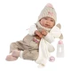 Llorens Baba Hangokkal és Puha Testtel róka mintával 44 cm Llorens Baba Hangokkal és Puha Testtel róka mintával 44 cm