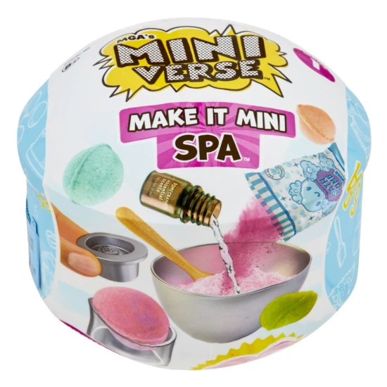 MGA’s Miniverse Make It Mini Spa – mini kozmetikai eszközök, fürdőgolyók, peelingek és szappanok élethű részletekkel