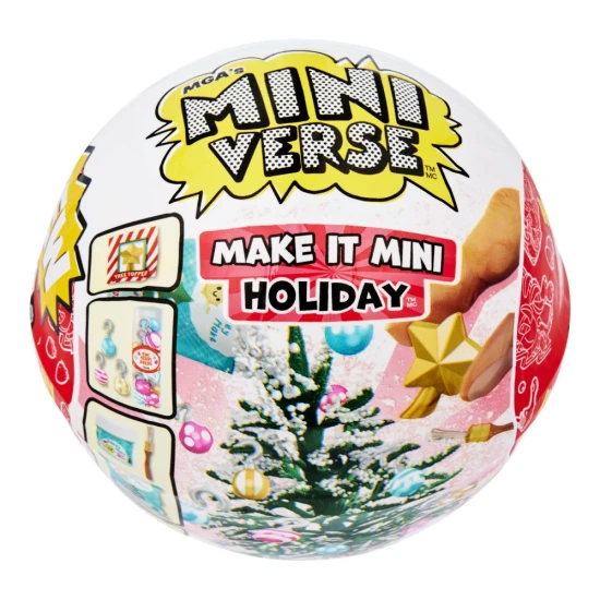 MGA’s Miniverse Mini Food – karácsonyi mini ételek és italok élethű részletekkel