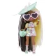 L.O.L. Surprise Tweens Darcy Blush baba 4. sorozat 15 kiegészítővel, mozgatható ízületekkel, 16,5 cm magas