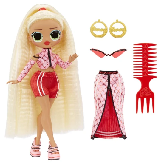 L.O.L. Surprise! OMG Big Sister 2 ruhák Swag baba ket szettel es kiegeszitokkel, 25 cm magas